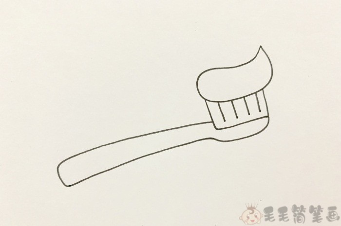 牙刷简笔画牙刷的简单画法