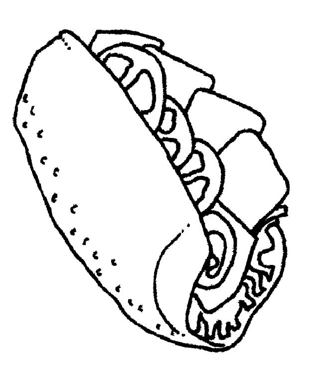 热狗简笔画食物热狗食物简笔画步骤图片大全