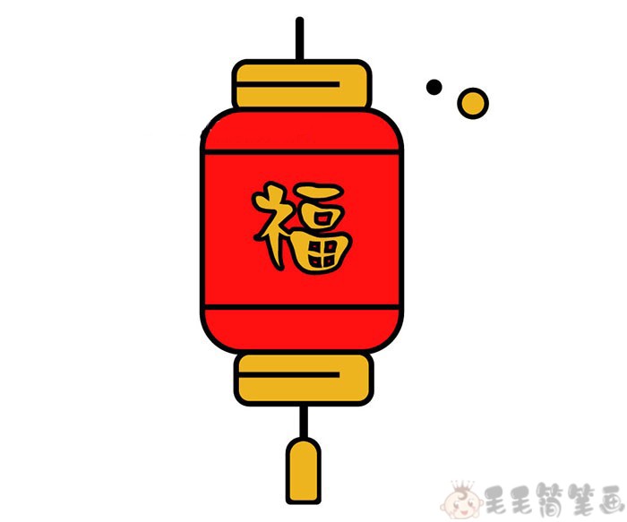 春节红灯笼儿童简笔画教程