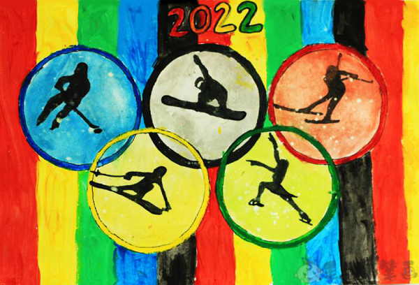 奥林匹克儿童绘画作品图片