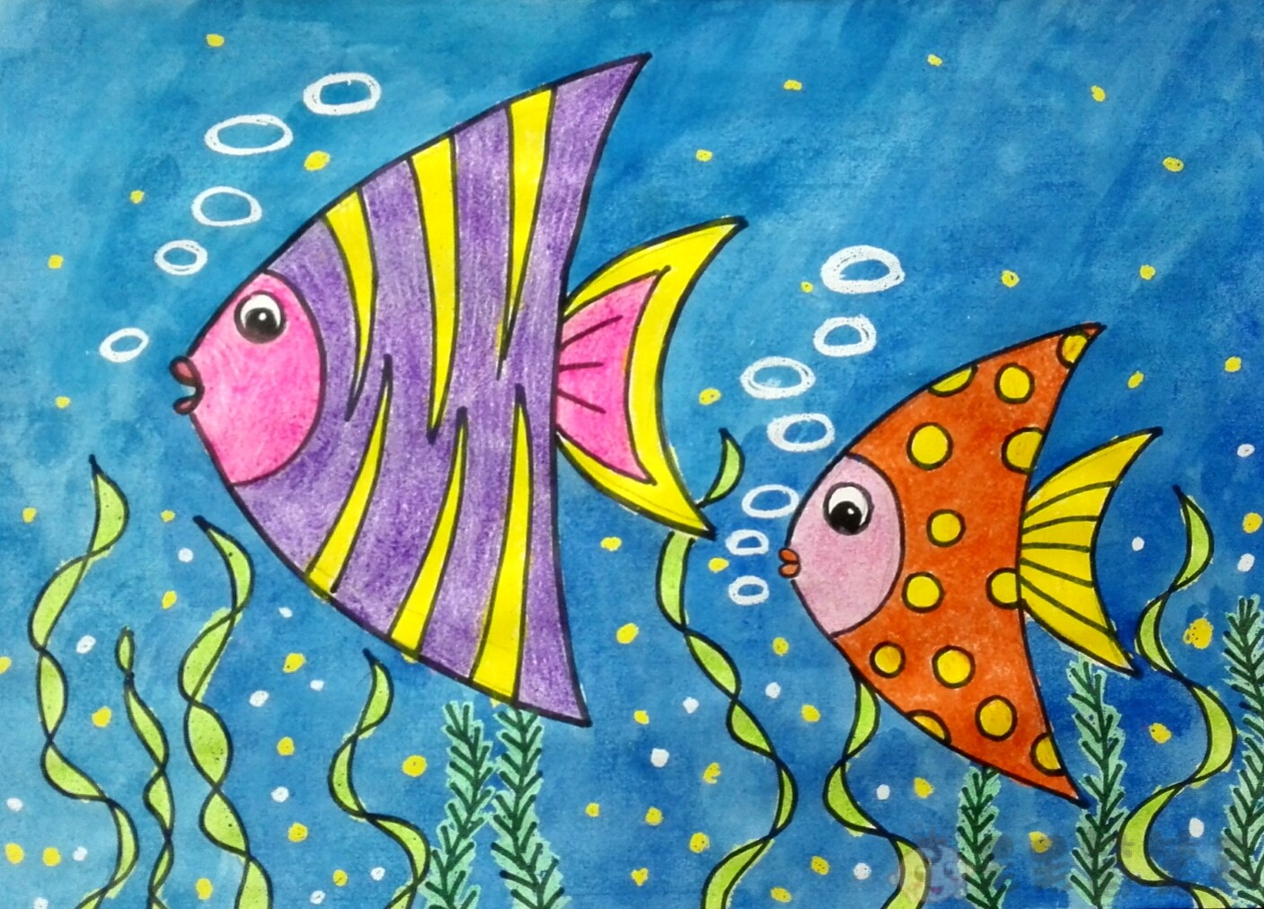 儿童画画大全海底世界图片