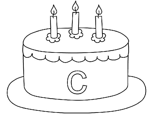 三年级蛋糕简笔画图片