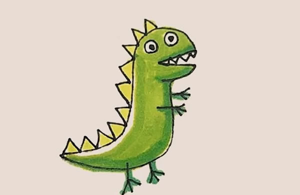 乔治的恐龙简笔画图片图片
