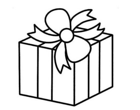 圣诞礼物盒简笔画图片大全 中级简笔画教程